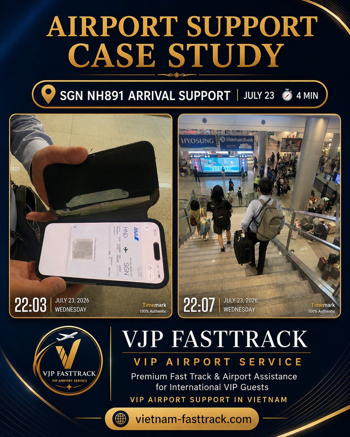 Tan Son Nhat Airport Arrival Fast Track Assistance