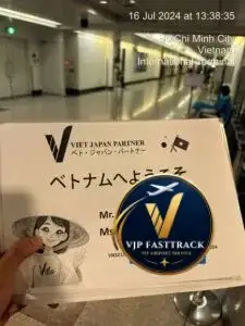 Customer F VN321 KIX-SGN Vietnam Fast Track Review