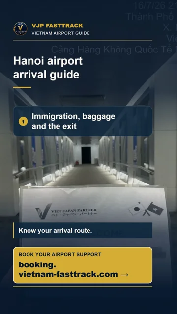 Hanoi Airport Arrival: Immigration, Baggage and Exit