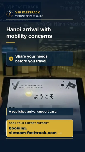 Hanoi Airport Assistance for Travelers with Mobility Concerns