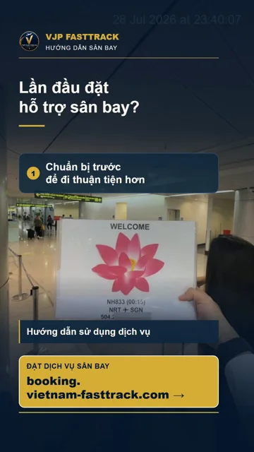 Lần đầu đặt hỗ trợ sân bay tại Việt Nam: Cần chuẩn bị gì?