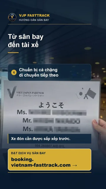 Từ sân bay đến tài xế: Cách kết nối xe đón đã đặt