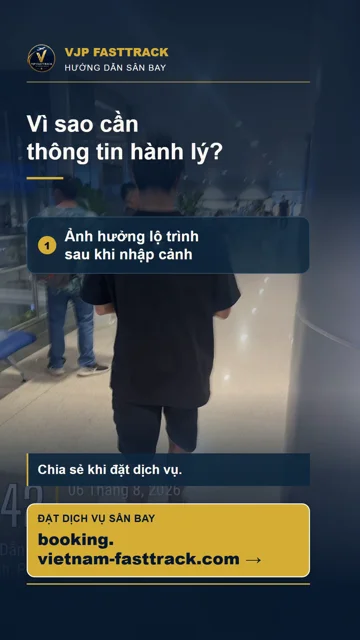 Đặt hỗ trợ sân bay: Vì sao cần thông tin hành lý?